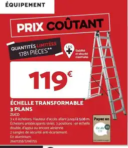 Bricomarché ÉCHELLE TRANSFORMABLE offre