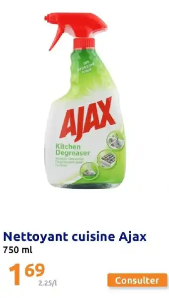 Action Ajax Nettoyant cuisine offre