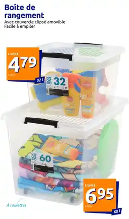 Action Boîte de rangement offre