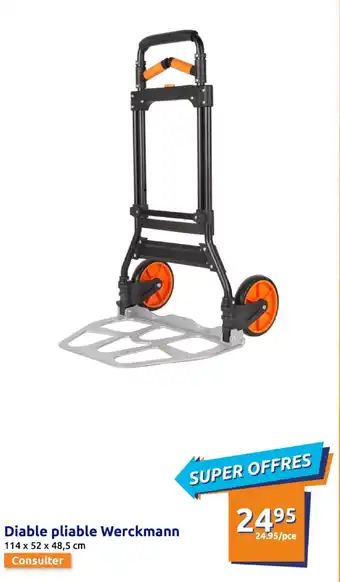 Action Werckmann Diable pliable offre