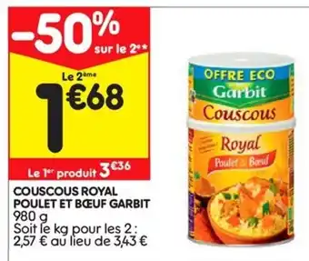 Leader Price Couscous royal offre