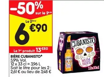 Leader Price Bière cubanisto offre