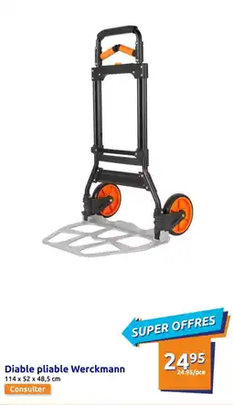 Action Diable pliable Werckmann offre