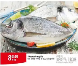 Cora x Carrefour *Daurade royale offre