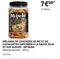 Costco MÉLANGE DE CRACKERS DE RIZ ET DE CACAHUÈTES ENROBÉES À LA SAUCE SOJA offre