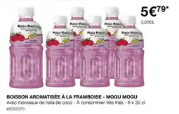 Costco BOISSON AROMATISÉE À LA FRAMBOISE - MOGU MOGU offre