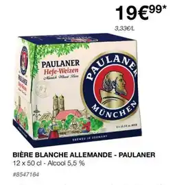Costco BIÈRE BLANCHE ALLEMANDE - PAULANER offre