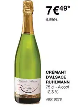 CRÉMANT D'ALSACE RUHLMANN