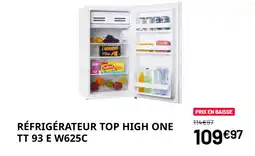 RÉFRIGÉRATEUR TOP HIGH ONE TT 93 E W625C