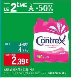 Match CONTREX EAU MINÉRALE offre