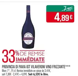 VILAVERONI PROVINCIA DI PAVIA IGT VINO FRIZZANTE