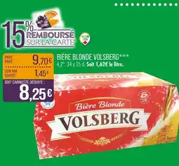 Match VOLSBERG BIÈRE BLONDE offre