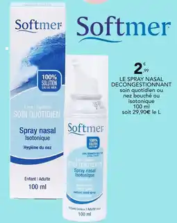 Stokomani Softmer LE SPRAY NASAL DECONGESTIONNANT offre
