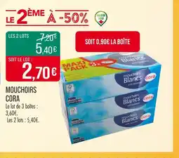 Match CORA MOUCHOIRS offre