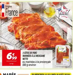 Netto NETTO 3 CÔTES DE PORC MARINÉES À LA MEXICAINE offre