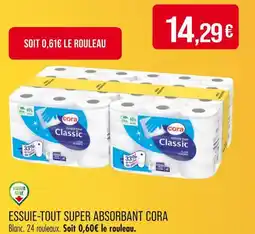 Match CORA ESSUIE-TOUT SUPER ABSORBANT offre
