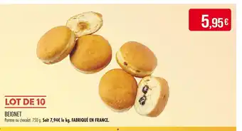 Match BEIGNET offre