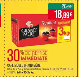 Match GRAND’MÈRE CAFÉ MOULU offre