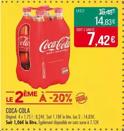 Match COCA-COLA offre