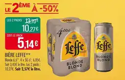 Match LEFFE BIÈRE offre