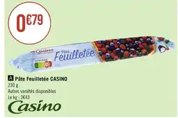 Géant Casino CASINO Pâte Feuilletée offre