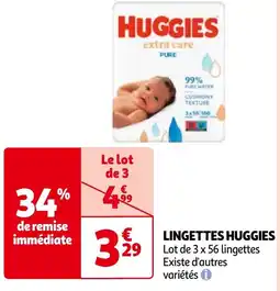 LINGETTES HUGGIES