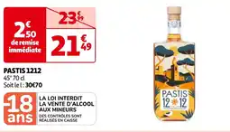 Auchan PASTIS 1212 offre