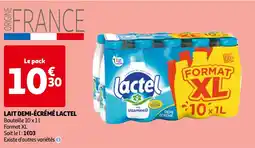 Auchan LAIT DEMI-ÉCRÉMÉ LACTEL offre