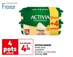 Auchan ACTIVIA SAVEUR offre