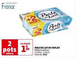 Auchan PERLE DE LAIT DE YOPLAIT offre