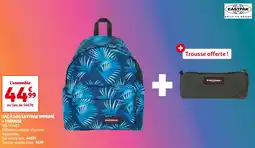 Auchan SAC À DOS EASTPAK IMPRIMÉ + TROUSSE offre