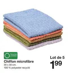 Zeeman Chiffon microfibre offre