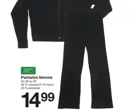 Zeeman Pantalon femme offre