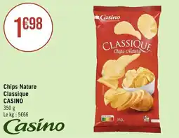 Casino Supermarchés Chips Nature Classique CASINO offre