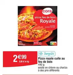 Migros Pizza royale cuite au feu de bois offre