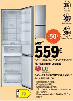 E.Leclerc REFRIGERATEUR COMBINE offre