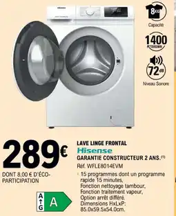 E.Leclerc LAVE LINGE FRONTAL offre