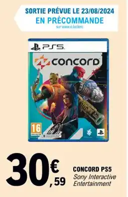 E.Leclerc CONCORD PS5 offre