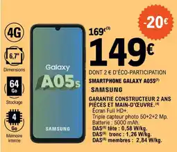 E.Leclerc SMARTPHONE GALAXY A05S(7) SAMSUNG offre