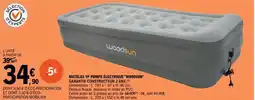 E.Leclerc MATELAS 1P POMPE ÉLECTRIQUE "WOODSUN" GARANTIE CONSTRUCTEUR 2 ANS. (4) offre
