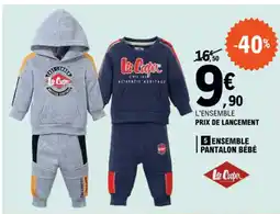 E.Leclerc 5 ENSEMBLE PANTALON BÉBÉ offre