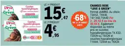 E.Leclerc CHANGES BEBE "LOVE & GREEN" offre