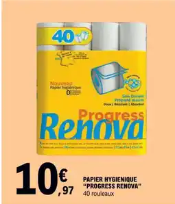 E.Leclerc PAPIER HYGIENIQUE "PROGRESS RENOVA" offre