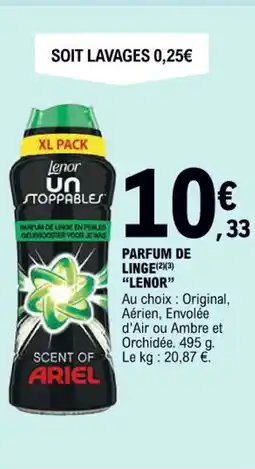 E.Leclerc PARFUM DE LINGE (2)(3) "LENOR" offre