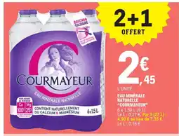 E.Leclerc EAU MINÉRALE NATURELLE "COURMAYEUR" offre