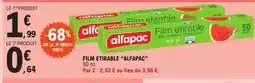 E.Leclerc FILM ETIRABLE "ALFAPAC offre