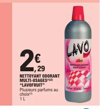 E.Leclerc NETTOYANT ODORANT MULTI-USAGES offre