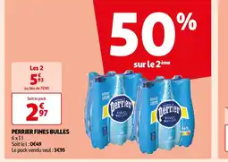 Auchan PERRIER FINES BULLES offre
