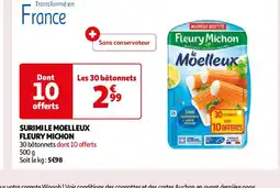 Auchan SURIMI LE MOELLEUX FLEURY MICHON offre