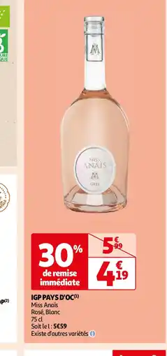 Auchan IGP PAYS D'OC offre